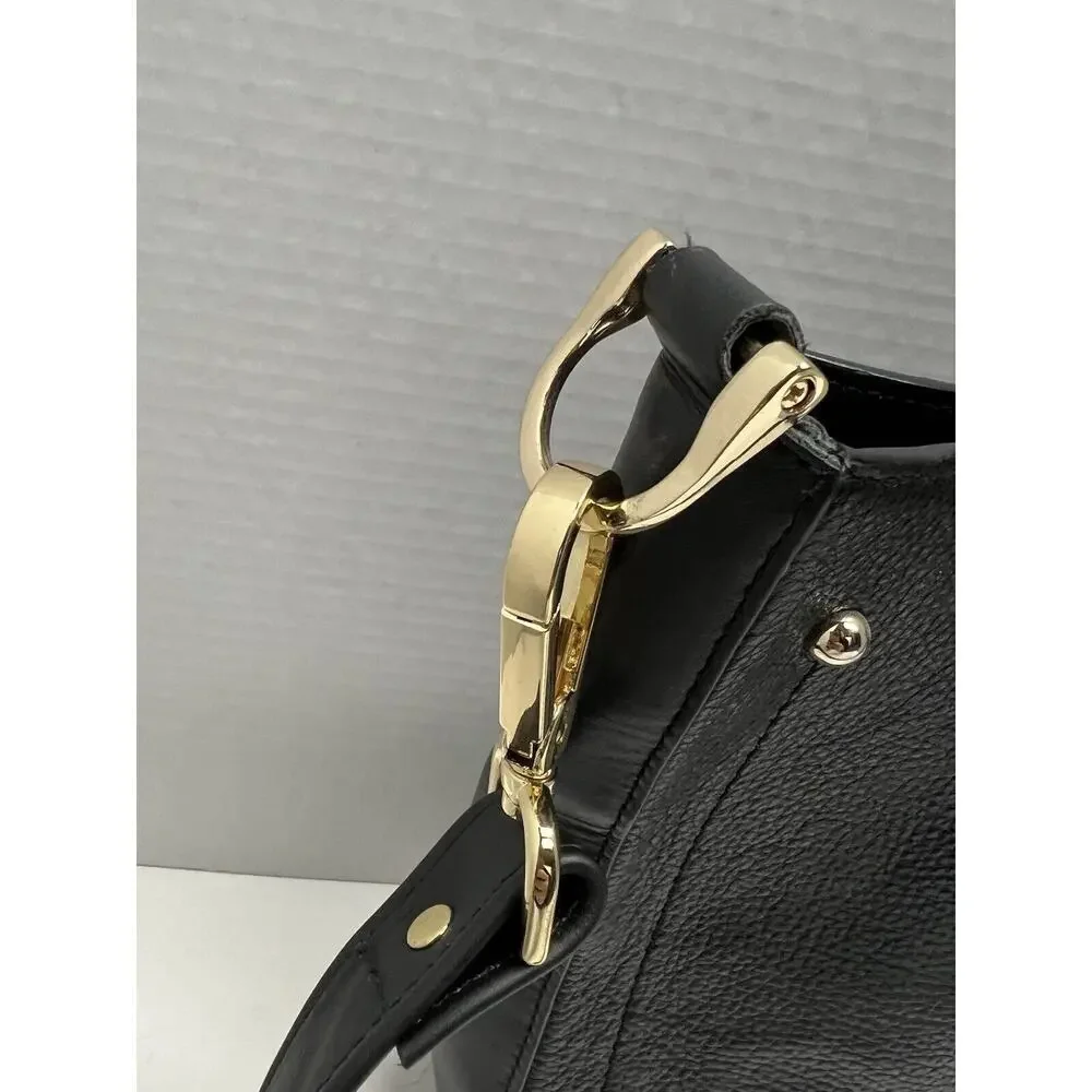 Rebecca Minkoff Women’s Jody Black Leather Feedbag Shoulder Strap